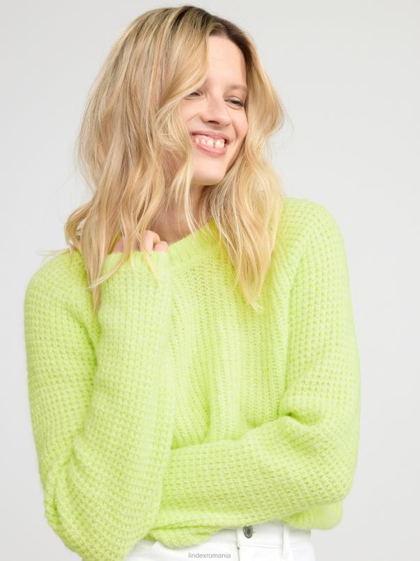 îmbrăcăminte VHZ2F794 pulover tricotat femei verde deschis Lindex