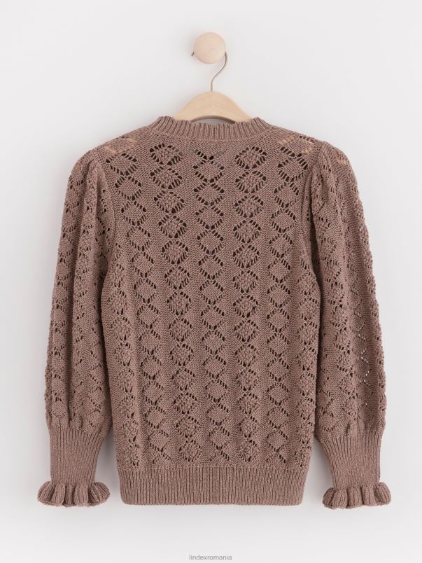 îmbrăcăminte VHZ2F809 pulover tricotat femei maro Lindex