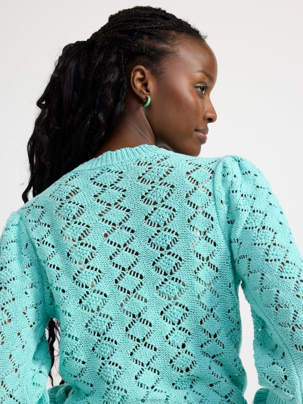 îmbrăcăminte VHZ2F810 pulover tricotat femei turcoaz Lindex