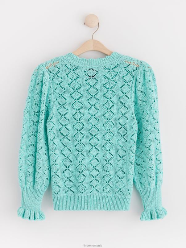 îmbrăcăminte VHZ2F810 pulover tricotat femei turcoaz Lindex