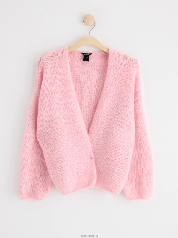 îmbrăcăminte VHZ2F812 cardigan tricotat femei roz Lindex