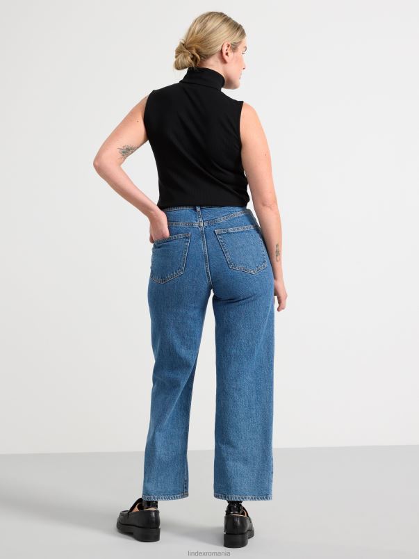 îmbrăcăminte VHZ2F205 top fără mâneci cu gât rulat femei negru Lindex