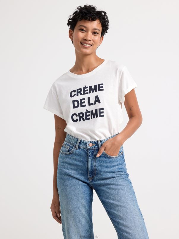 îmbrăcăminte VHZ2F220 tricou femei alb deschis Lindex