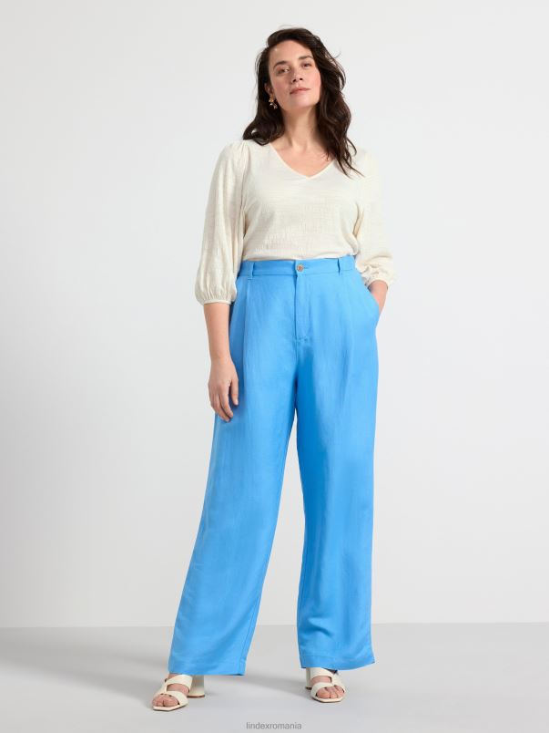 îmbrăcăminte VHZ2F254 top cu mâneci bufante cu textură femei aproape alb Lindex