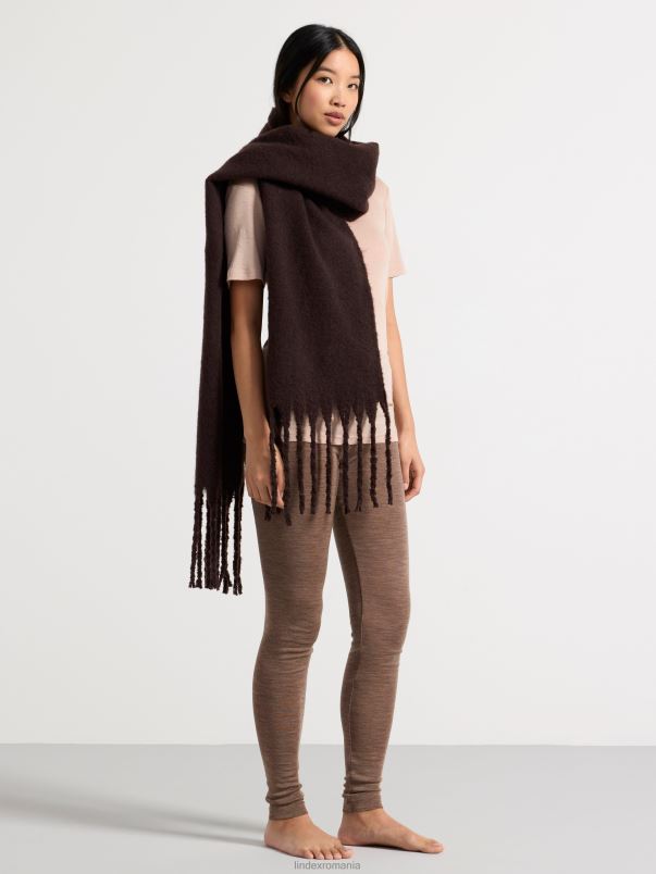 îmbrăcăminte VHZ2F297 tricou din lana merinos femei bej prăfuit Lindex