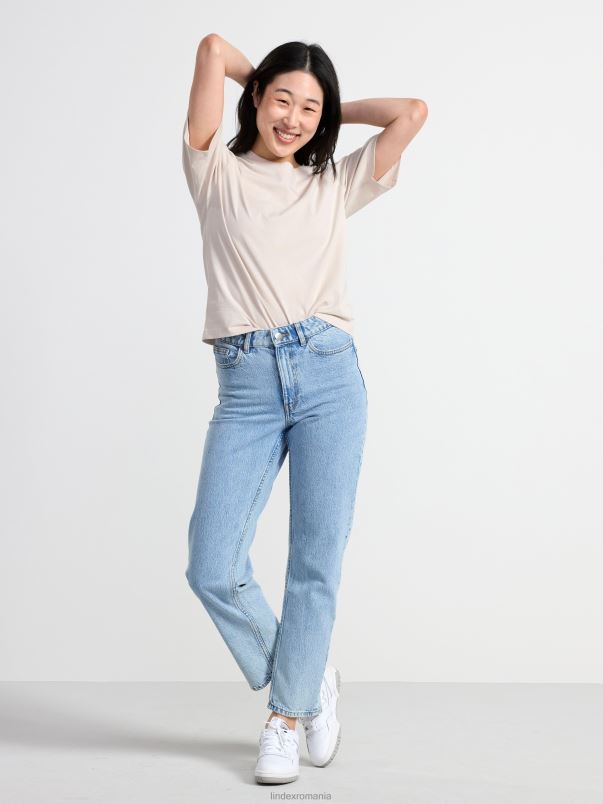 îmbrăcăminte VHZ2F313 top cu maneca scurta nou femei bej deschis Lindex