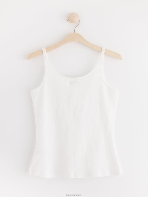 îmbrăcăminte VHZ2F318 singlet femei alb Lindex
