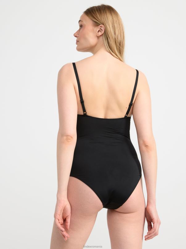 îmbrăcăminte VHZ2F1112 costum de baie pentru mama femei negru Lindex