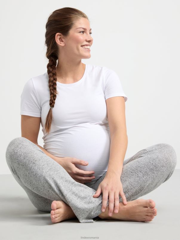 îmbrăcăminte VHZ2F1139 pantaloni de pijama moale de mama femei melange gri Lindex