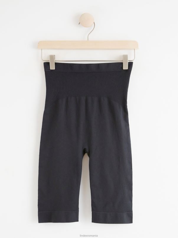 îmbrăcăminte VHZ2F1299 pantaloni scurți de bicicletă fără sudură pentru mama femei negru Lindex