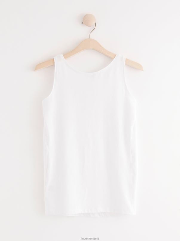 îmbrăcăminte VHZ2F324 mamă maiou femei alb Lindex